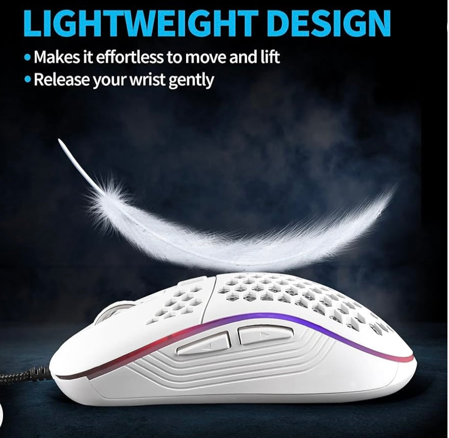 White Gaming Mouse